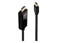 Lindy Mini DisplayPort (Stecker) auf HDMI (Stecker) Adapter, 4K@30 Hz, 2 m