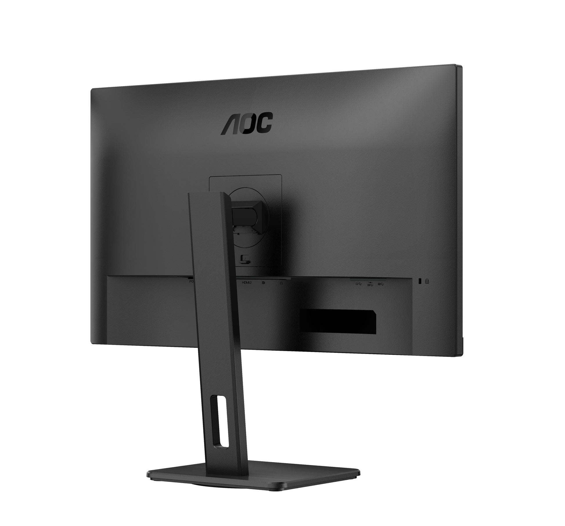AOC U27E3UF – Monitor, 27", 60 Hz, 350 cd/m², Adaptive Sync, Daisy Chain, USB-Hub, VESA 100 × 100, Schwarz