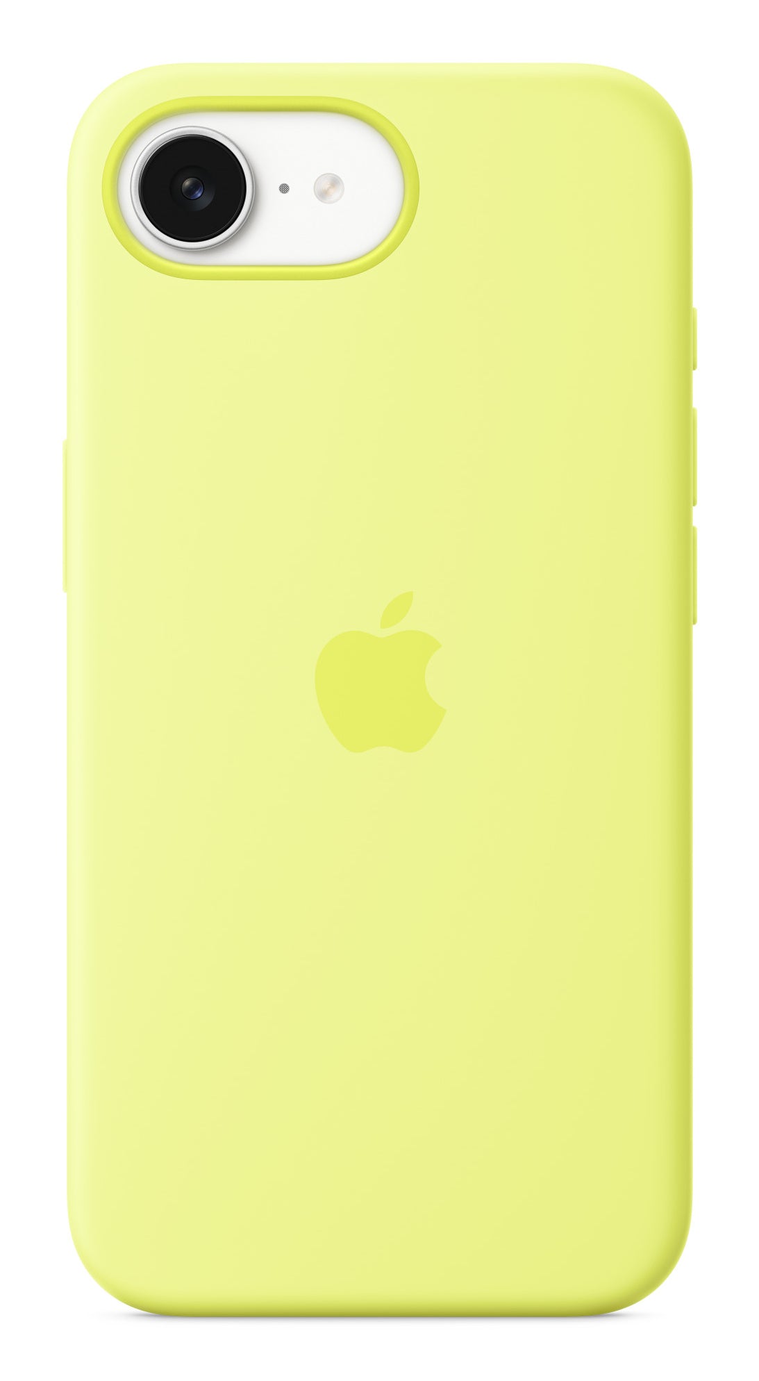 Apple Backcover – für Apple iPhone 16e – Neongelb – Silikon – MagSafe-kompatibel