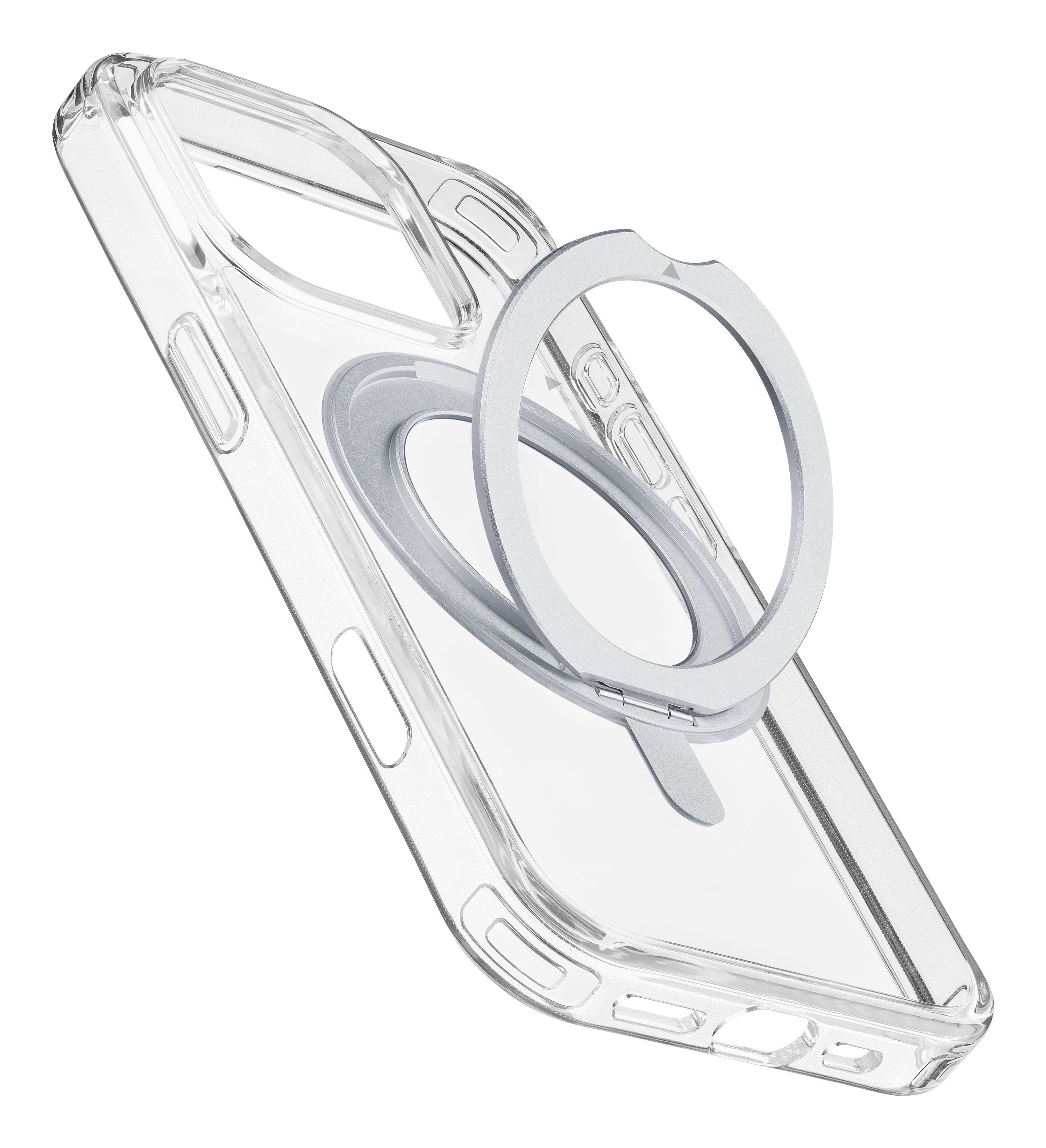 Cellularline Backcover – für Apple iPhone 16 Pro – transparent, MagSafe-kompatibel