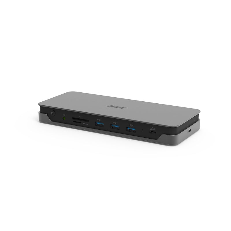 Acer GPDCK1101Q Dockingstation – USB-C, 1× DP, 2× HDMI, 4× USB-A, GbE, microSD, 3,5 mm Audio