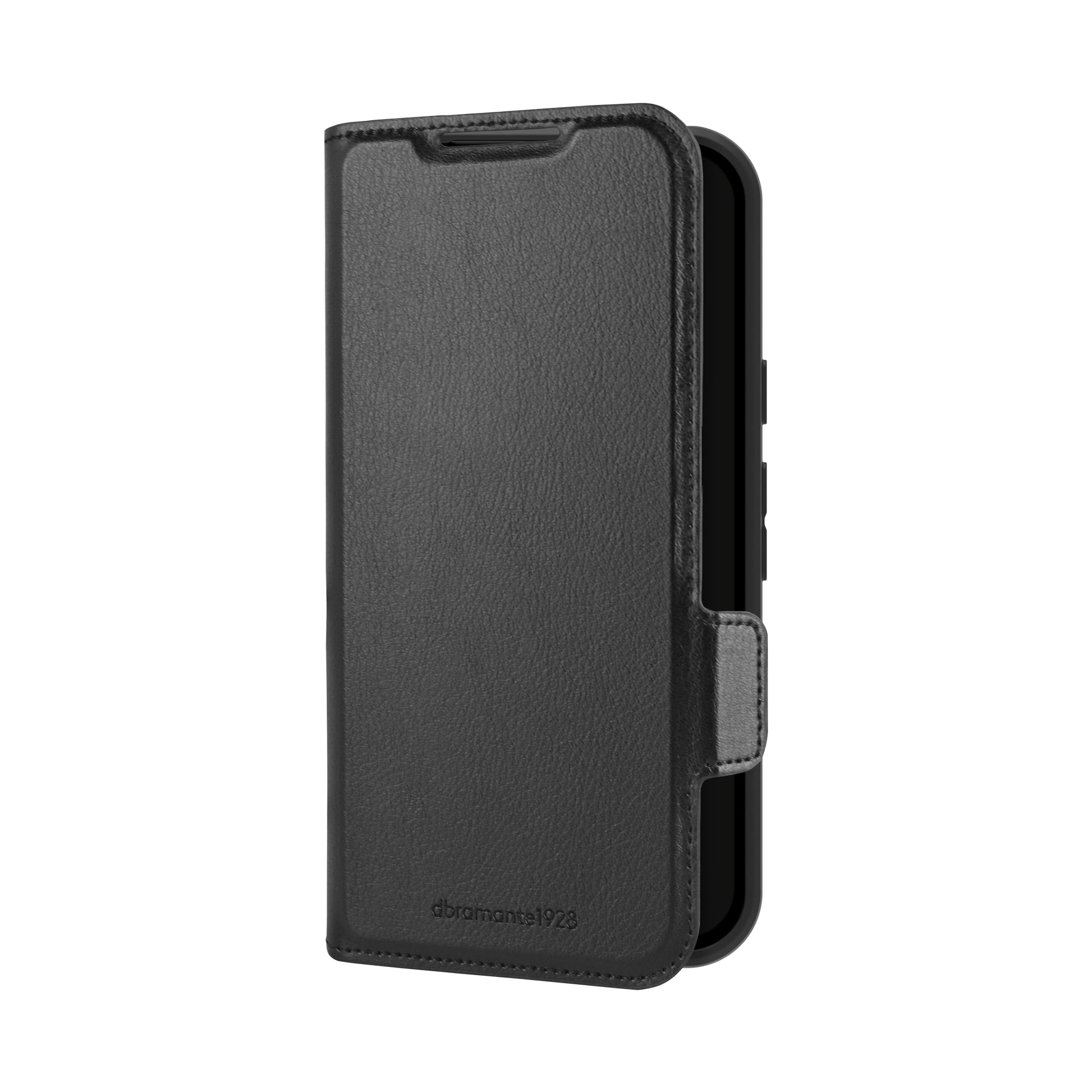 dbramante1928 Wallethülle – für Google Pixel 9/9 Pro – MagSafe, 3 Kartenfächer, Kunststoff, Schwarz