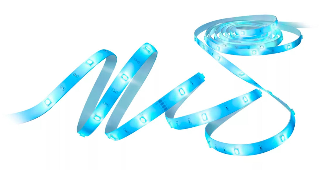 WiZ LED-Strip – 30 m, 1350 lm, 22 W, RGB, dimmbar, WiFi, für HomeKit, weiss