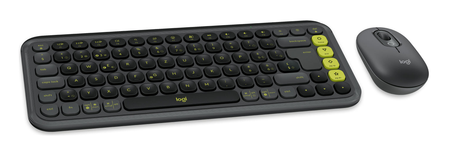 Logitech POP ICON – Tastatur, CH-Layout (DE-CH), Grau