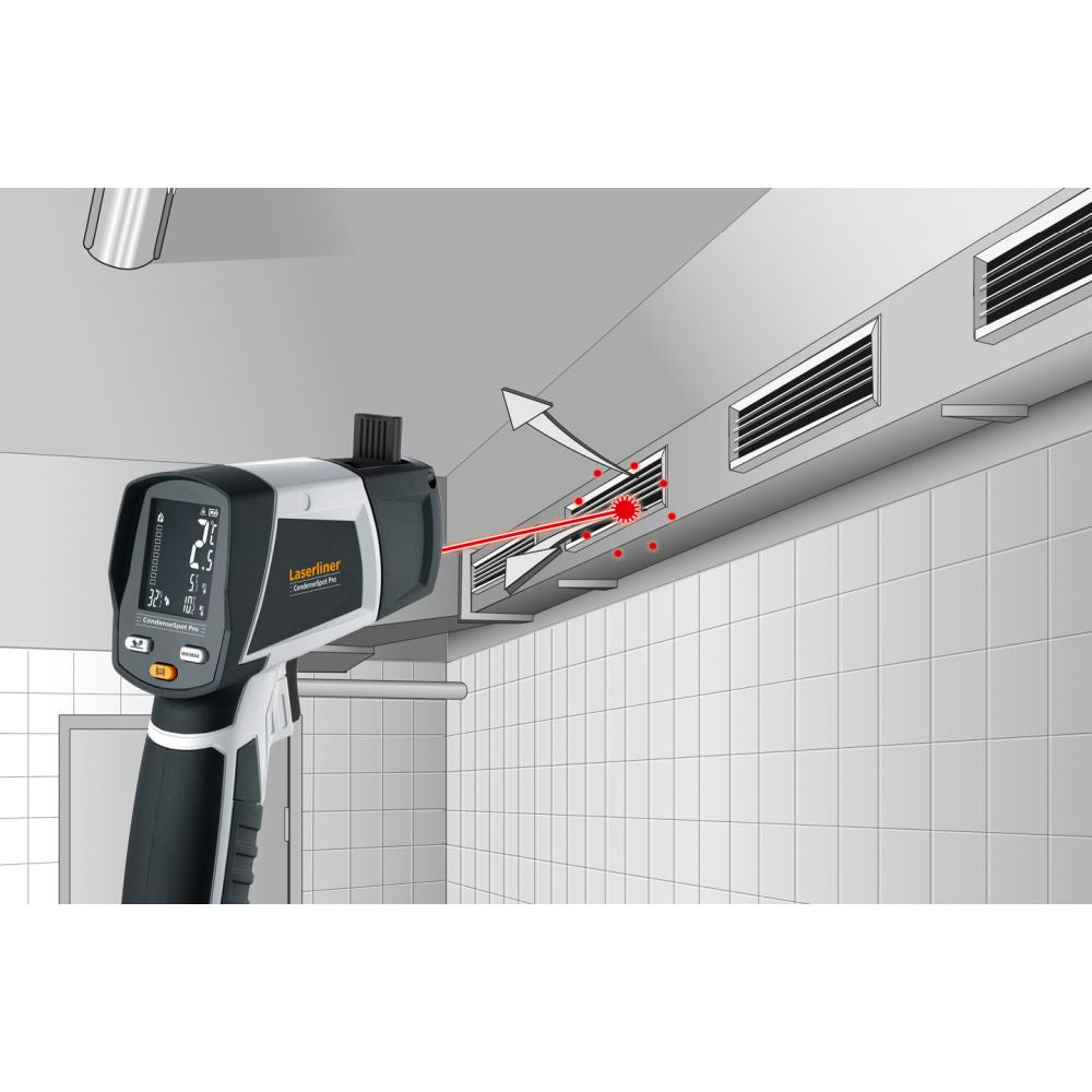 Laserliner CondeseSpot Pro Thermo-Hygrometer (Handgerät) – -40–600 °C, 20–80 %