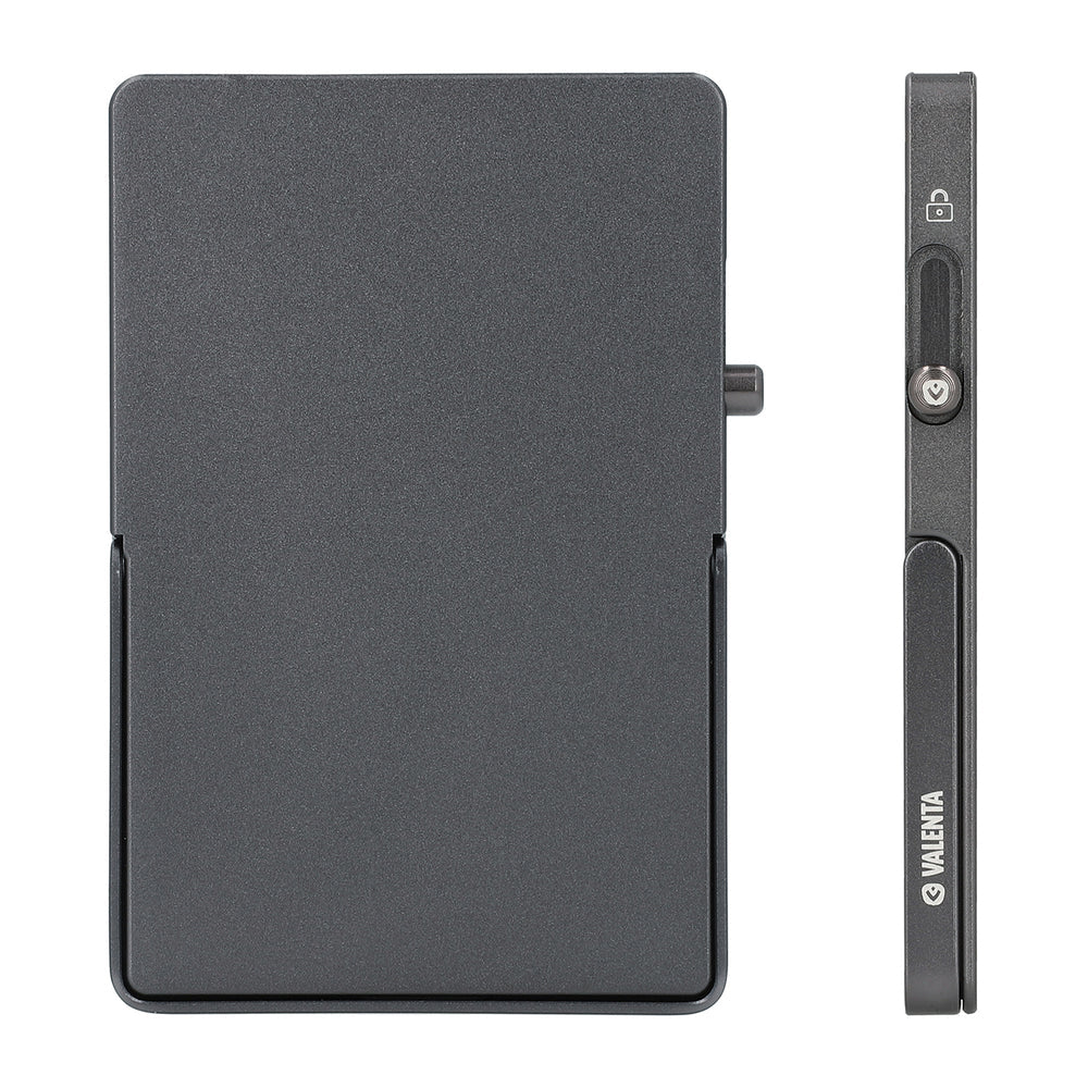 Valenta Halterung – für MagSafe, 100 × 70 × 7,1 mm, Aluminium, schwarz