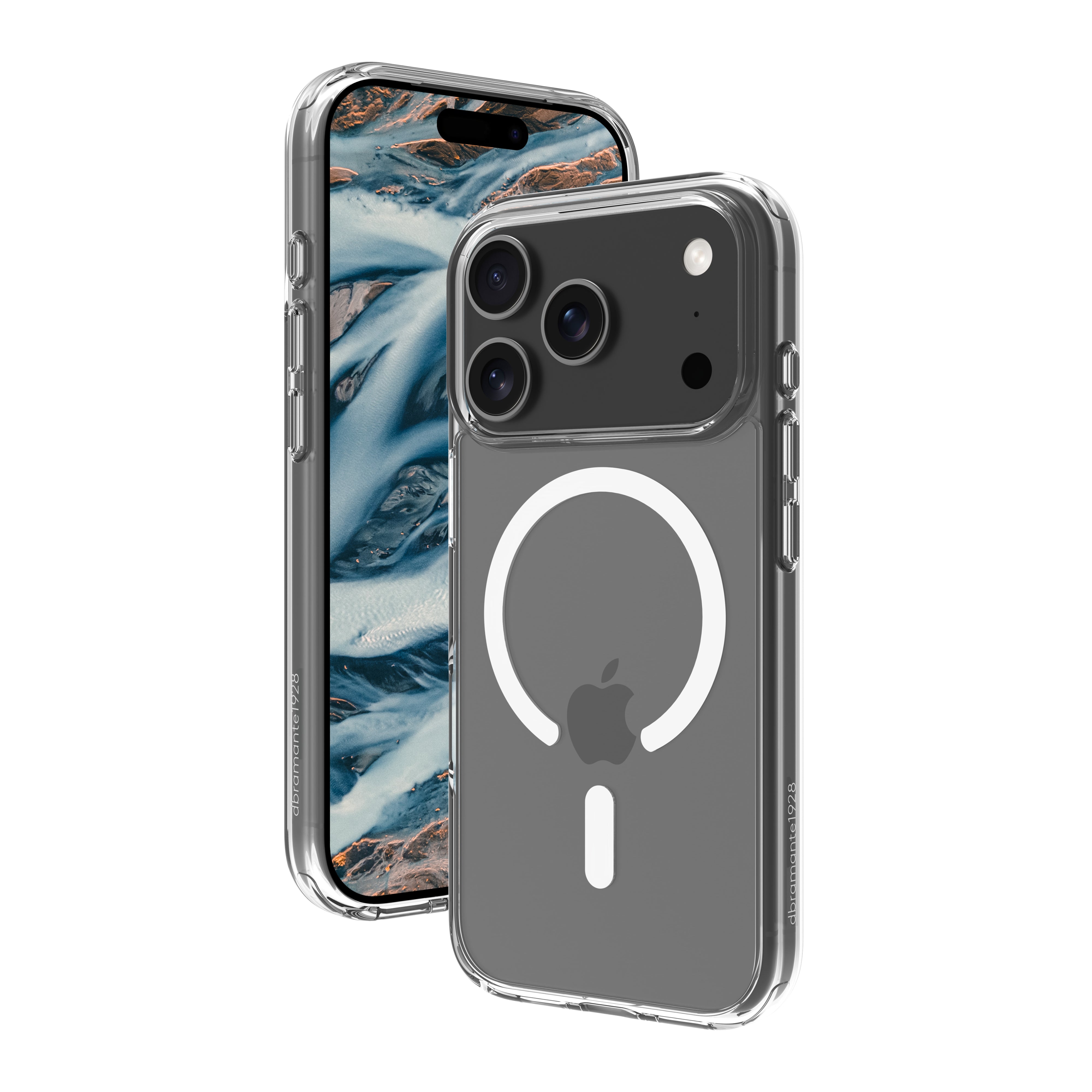 dbramante1928 Iceland Pro MS Backcover – für Apple iPhone 17 Pro, Kunststoff, Transparent, bis 3 m sturzsicher