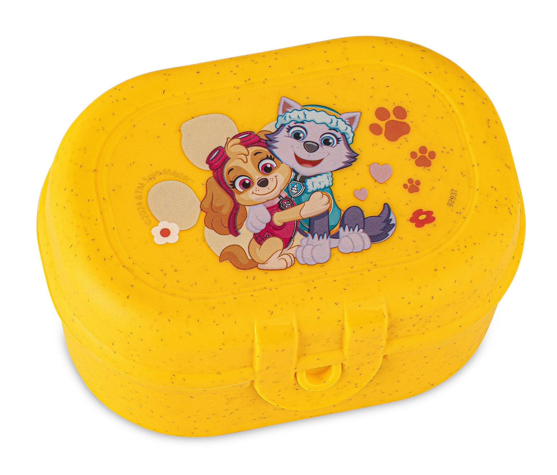 Koziol – Lunchbox 500 ml, 9,6 × 7 × 5,2 cm, Kunststoff (biozirkulär), mehrfarbig/gelb