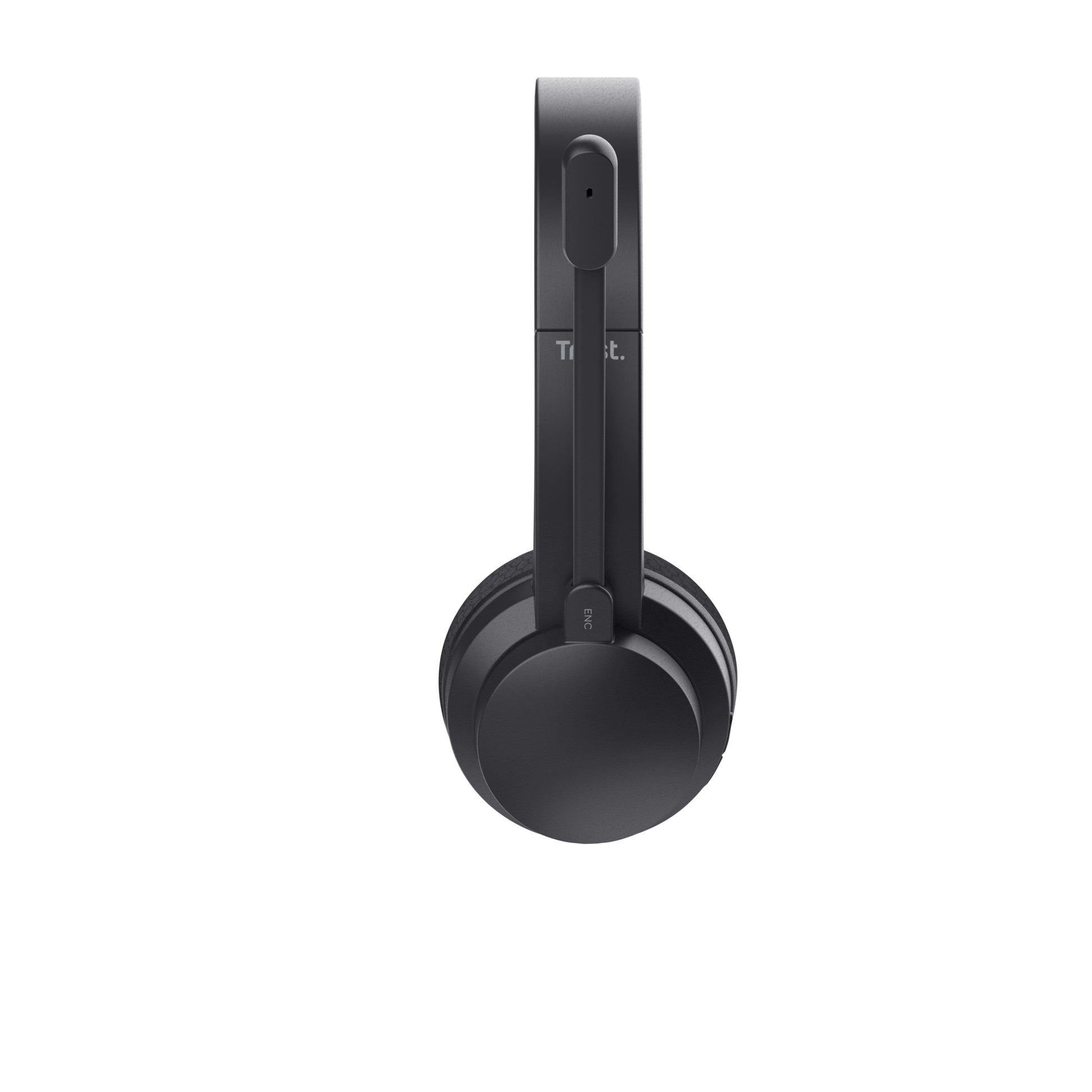 Trust Ayda – Duo On-Ear Headset – Bluetooth, ENC, USB-C – Schwarz – bis 24 h