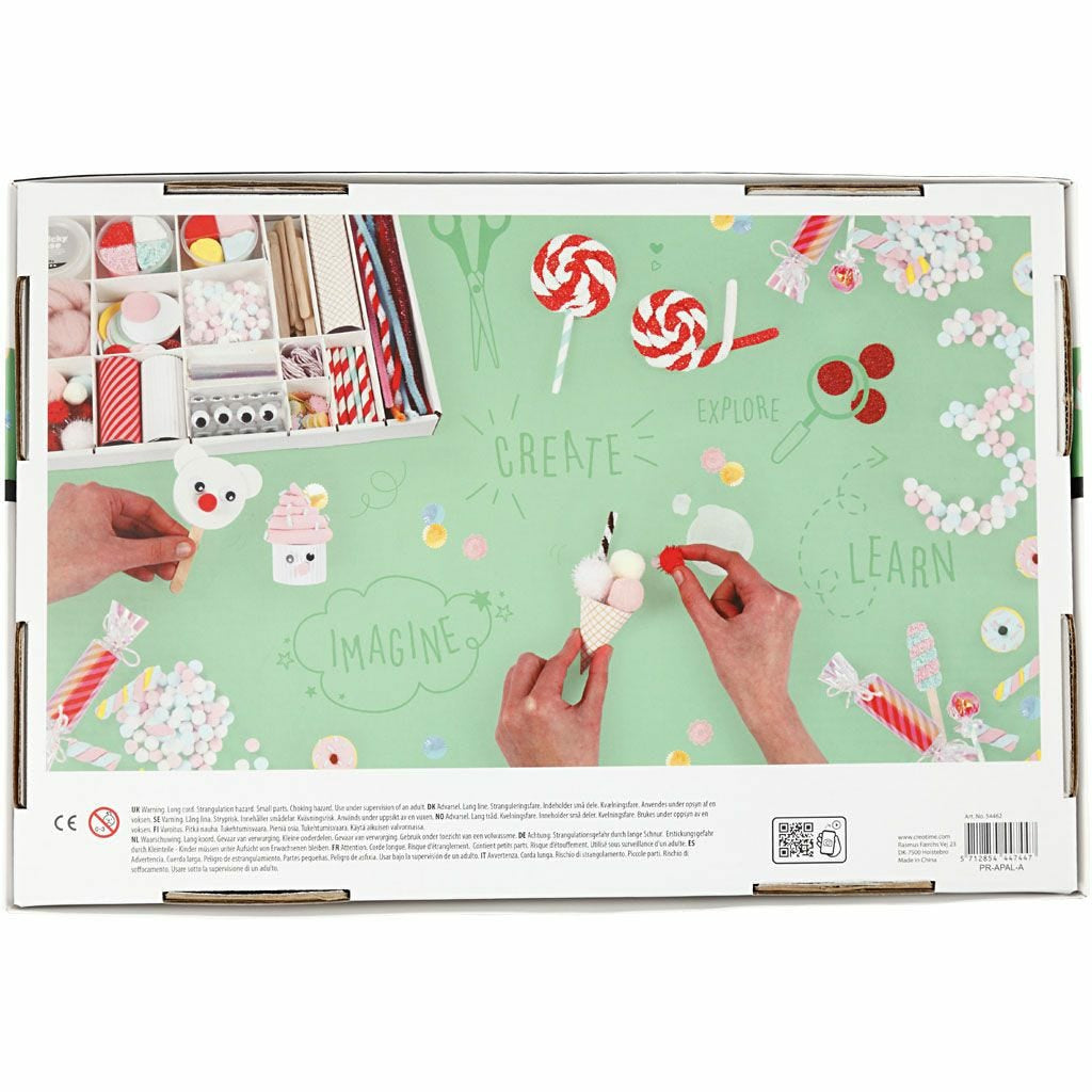 Creativ Company Kreativbox – Bastelset – 16-teilig – ab 3 Jahren – Papier, mehrfarbig