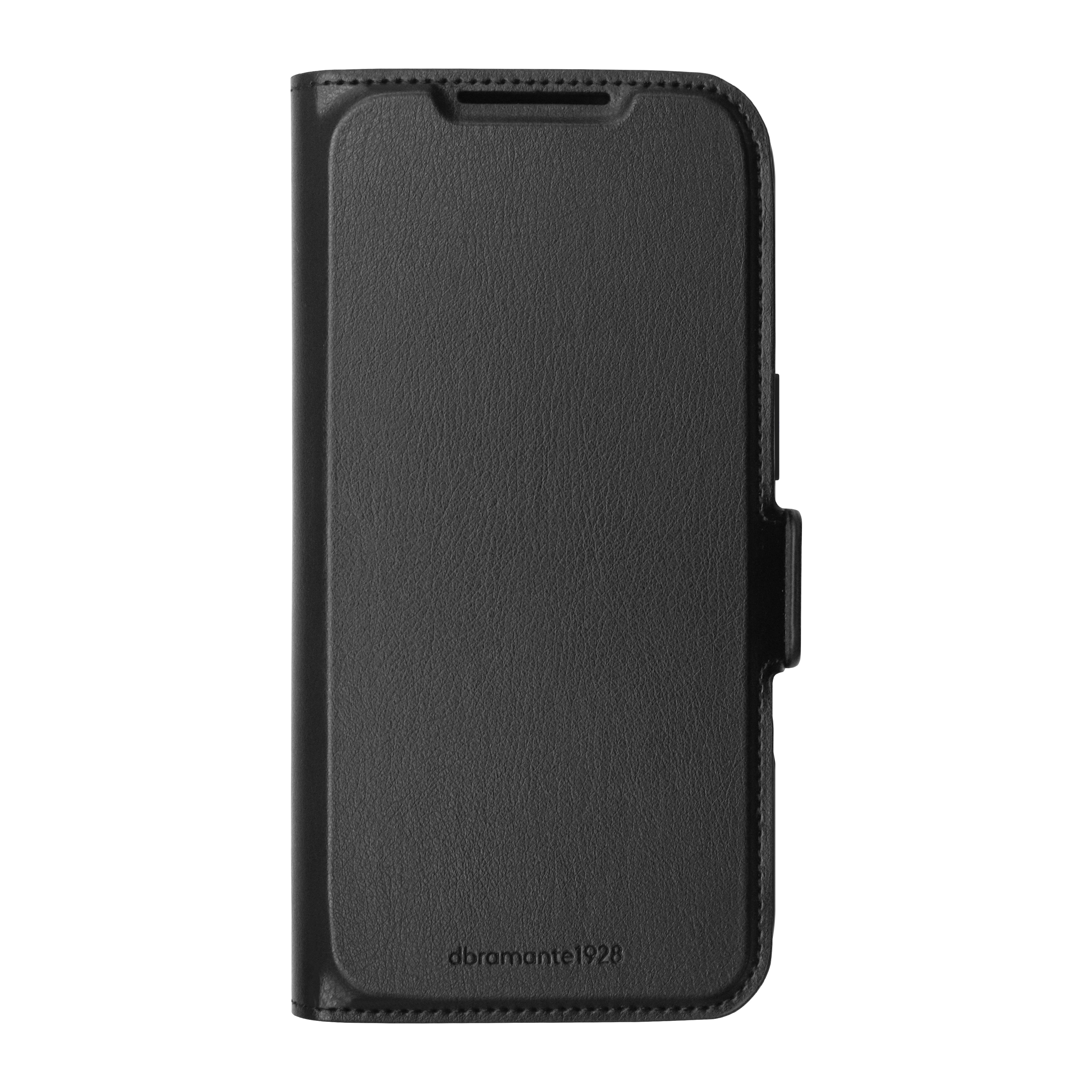 dbramante1928 Oslo Pro MS Wallethülle – für Apple iPhone 17 Pro, MagSafe, 3 Kartenfächer, PU+Kunststoff, schwarz