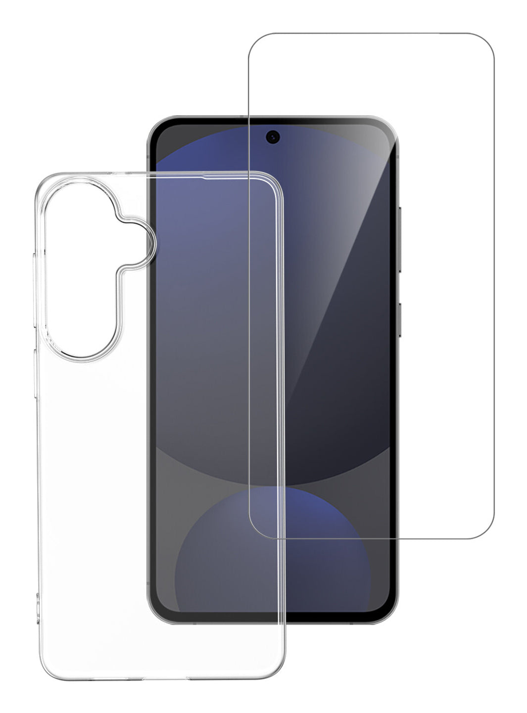 4smarts 360° Schutz Set Backcover – für Samsung Galaxy S26+, Transparent, Displayschutz enthalten