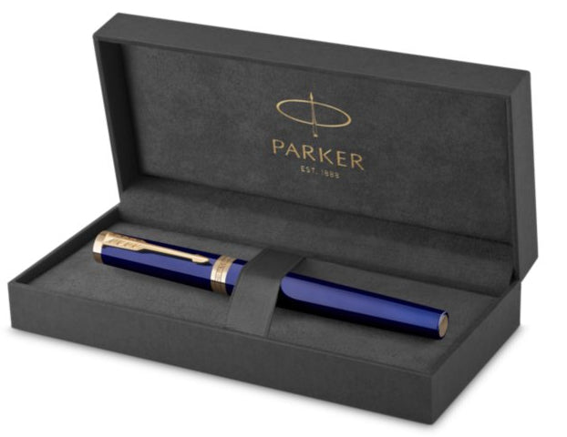 Parker Ingenuity – Tintenroller mit Kappe, Schwarz, Geschenkbox