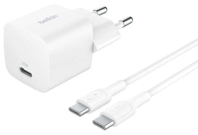 Belkin BOOSTCHARGE Ladegerät – 25 W, 1× USB-C, PD, PPS