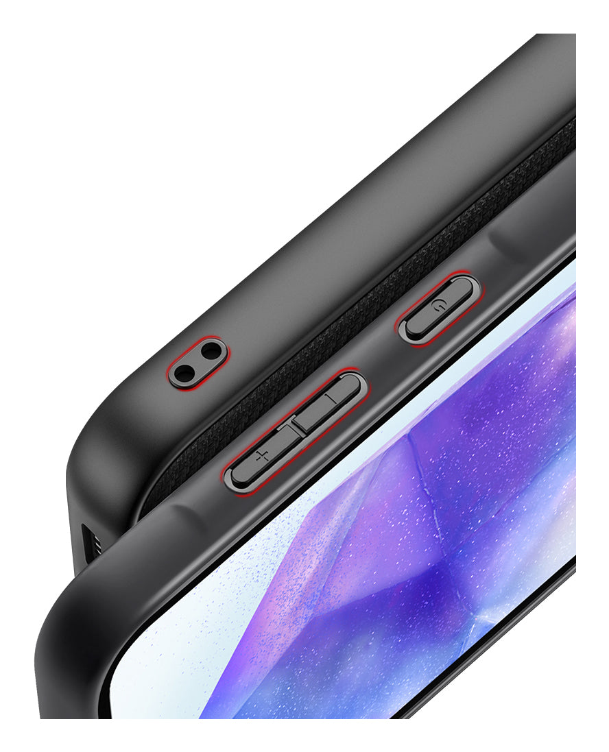 nevox StyleShell NYLO – Backcover – für Samsung Galaxy A36 5G – TPU, schwarz