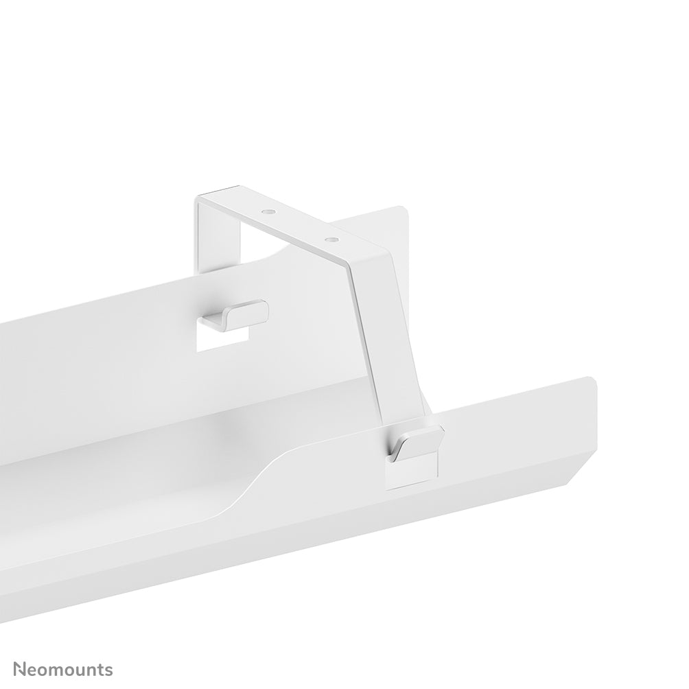 Neomounts ADS07-122WH Kabelwanne – Tragkraft 5 kg, Schraubmontage, Weiss, Stahl, B 600 × H 108 × T 135 mm