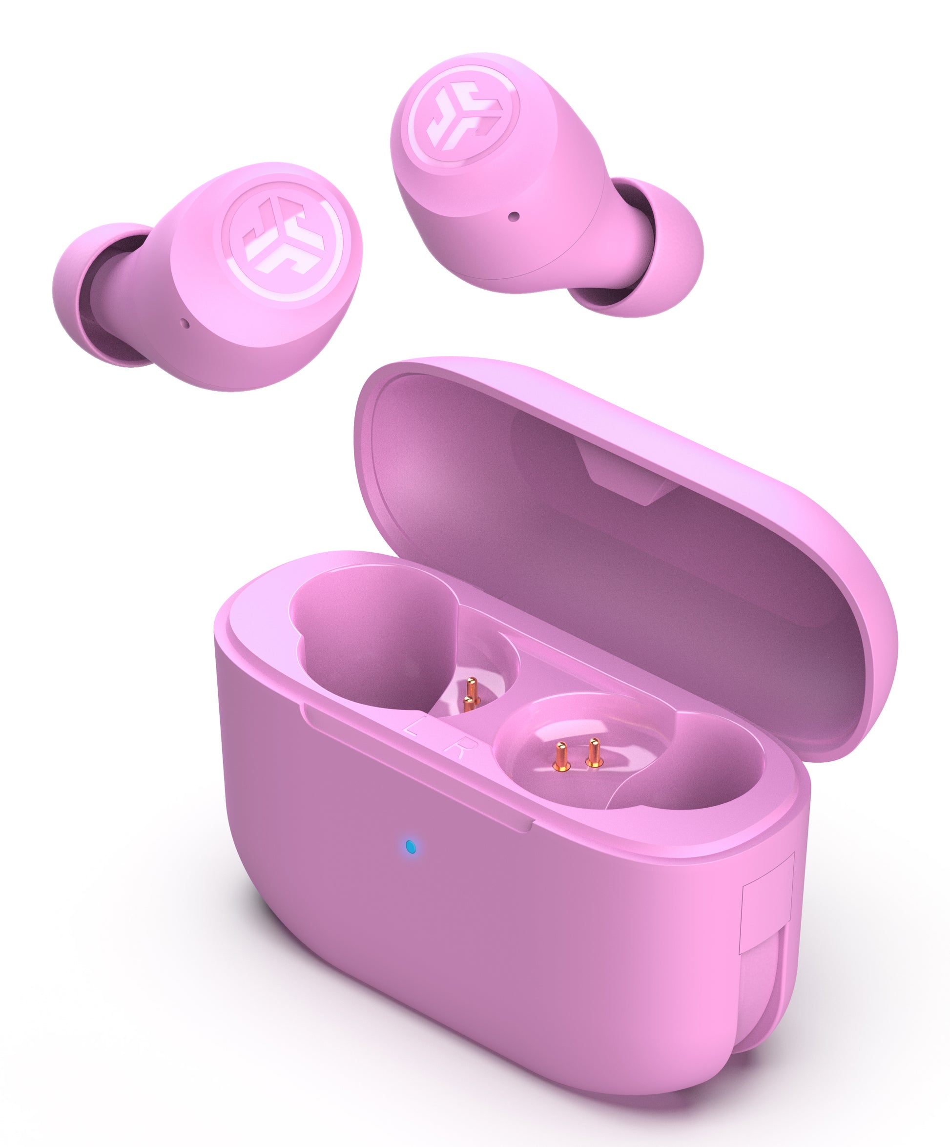 JLab Go Air Pop TWS In-Ear – Stereo, mit Ladecase, Pink, BT 5.1