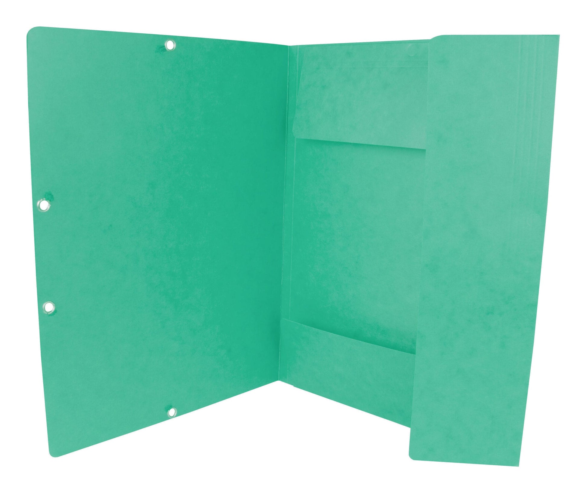 Q-CONNECT Sammelmappe für A4, Karton, Grün, mit Gummizug