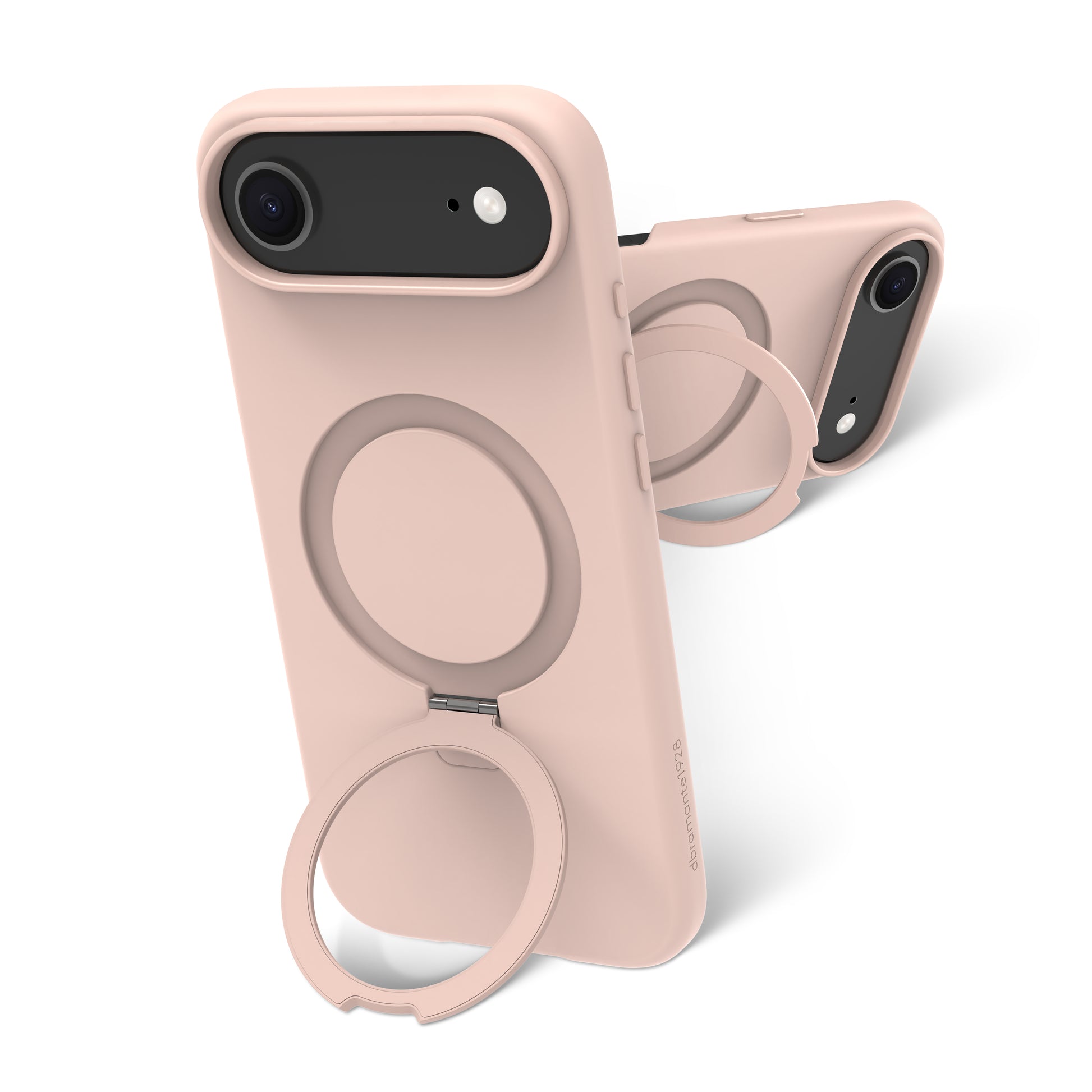 dbramante1928 Roskilde MS Kick ICON Backcover – für Apple iPhone 17 Air, Pink Sand, bis 1,2 m sturzsicher