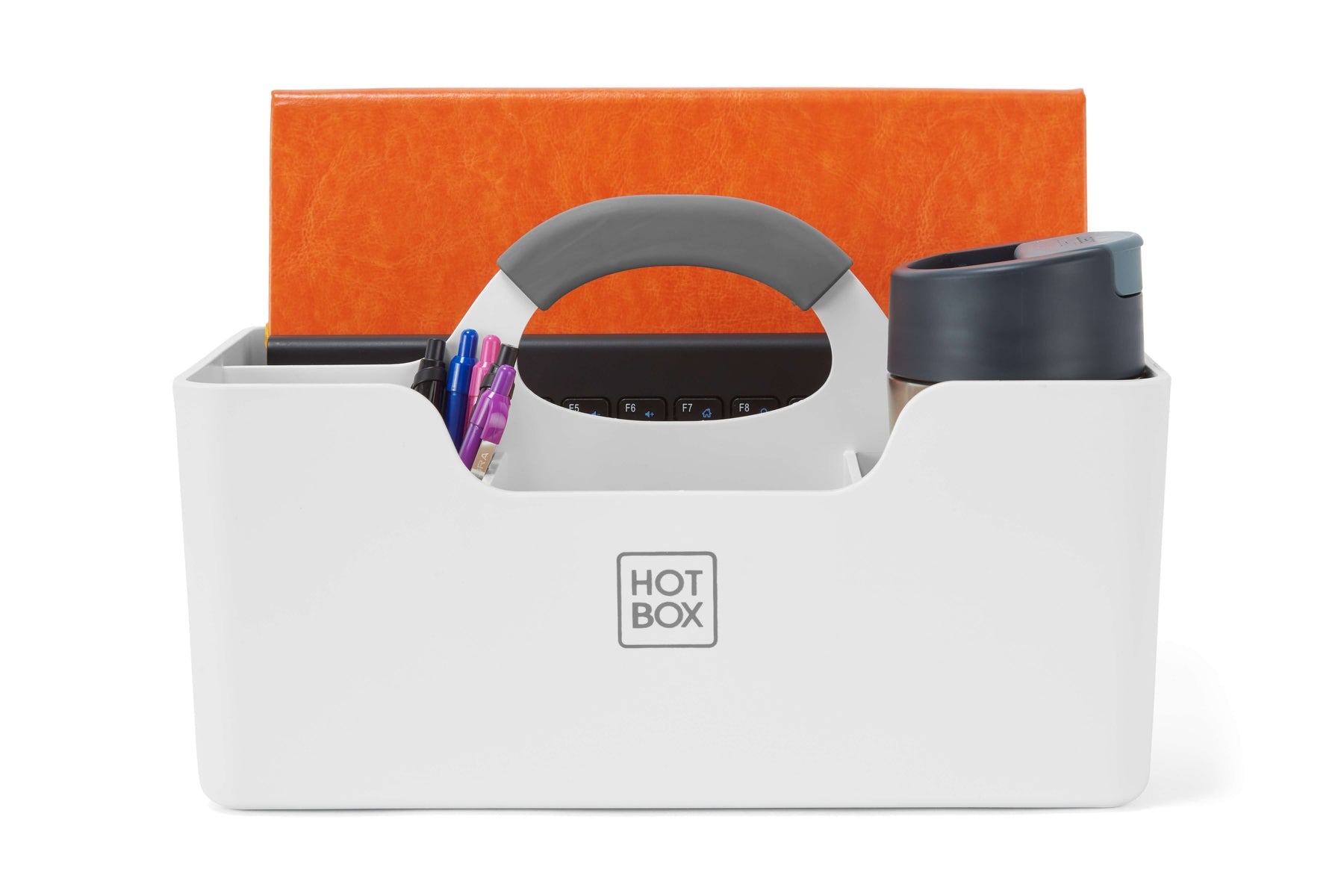 Hotbox Schubladenelement – 4 Schubladen, weiss, Polypropylen (PP), B 312 × H 190 × T 182 mm