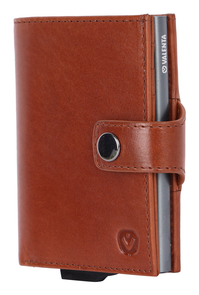 Valenta Kartenetui – 109 × 26 mm, Leder, Rot