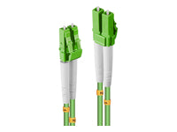 Lindy LWL-Patchkabel – LC–LC, Multi-Mode (OM5, 50/125 µm), 2 m, Grün, LSZH