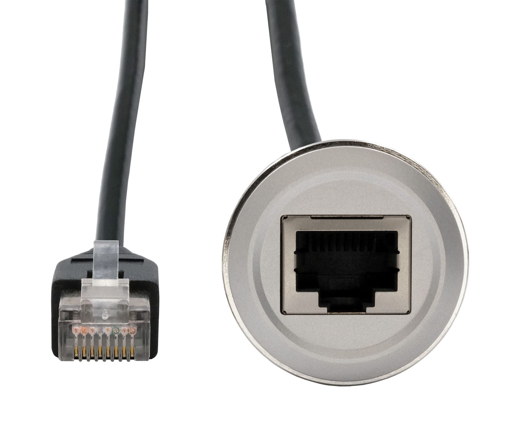 EXSYS RJ-45-Kupplung – RJ-45, Cat6, 0,3 m, Silber