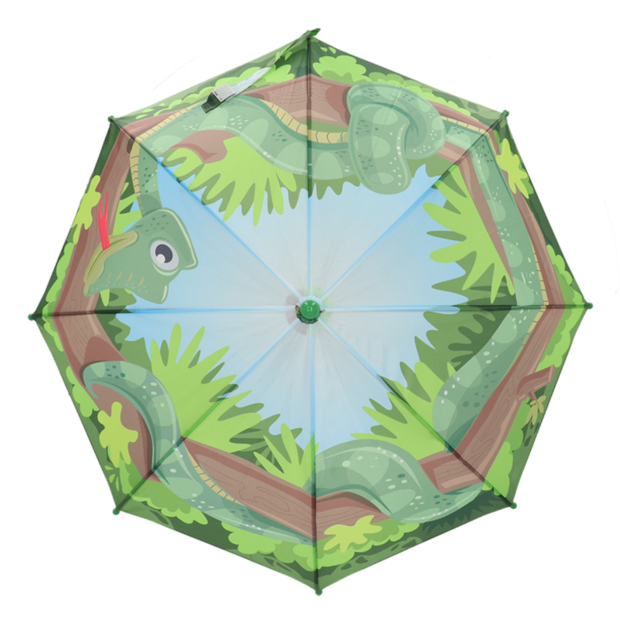 Esschert Design Stockschirm KG333 – Ø 68,5 cm, L 59 cm – Mehrfarbig Schlange