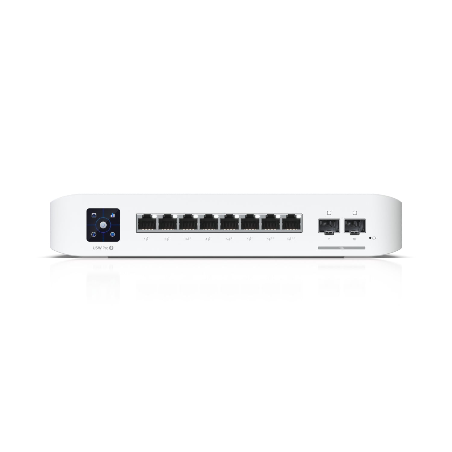 Ubiquiti UniFi USW-PRO-8-POE – Managed Switch – 8×GbE, 2×SFP+, L2/L3, PoE++ 120 W, 1U