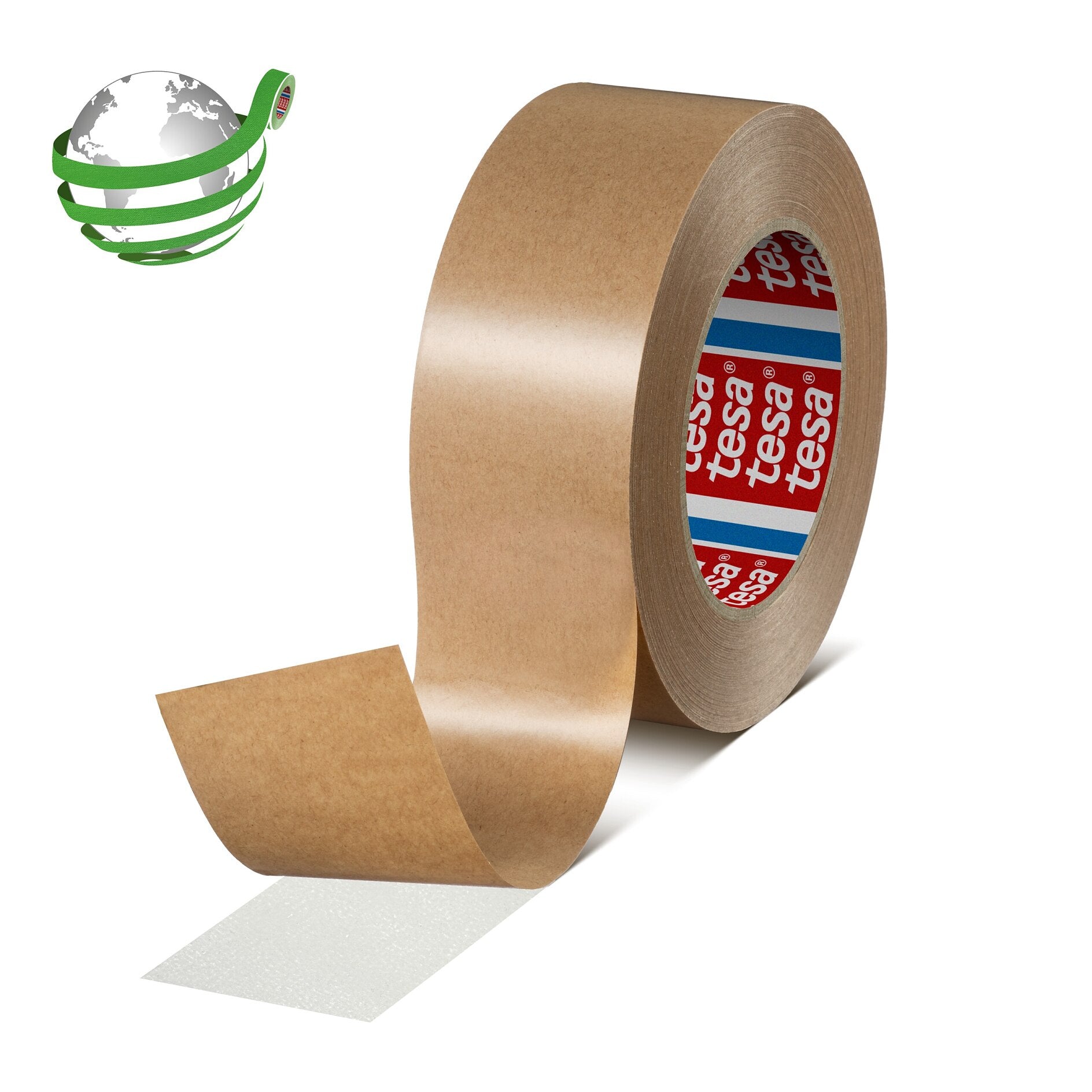 tesafix 4970 Doppelseitiges Klebeband – 30 mm × 50 m, weiss, PVC, feuchtigkeitsbeständig, 1 Stück