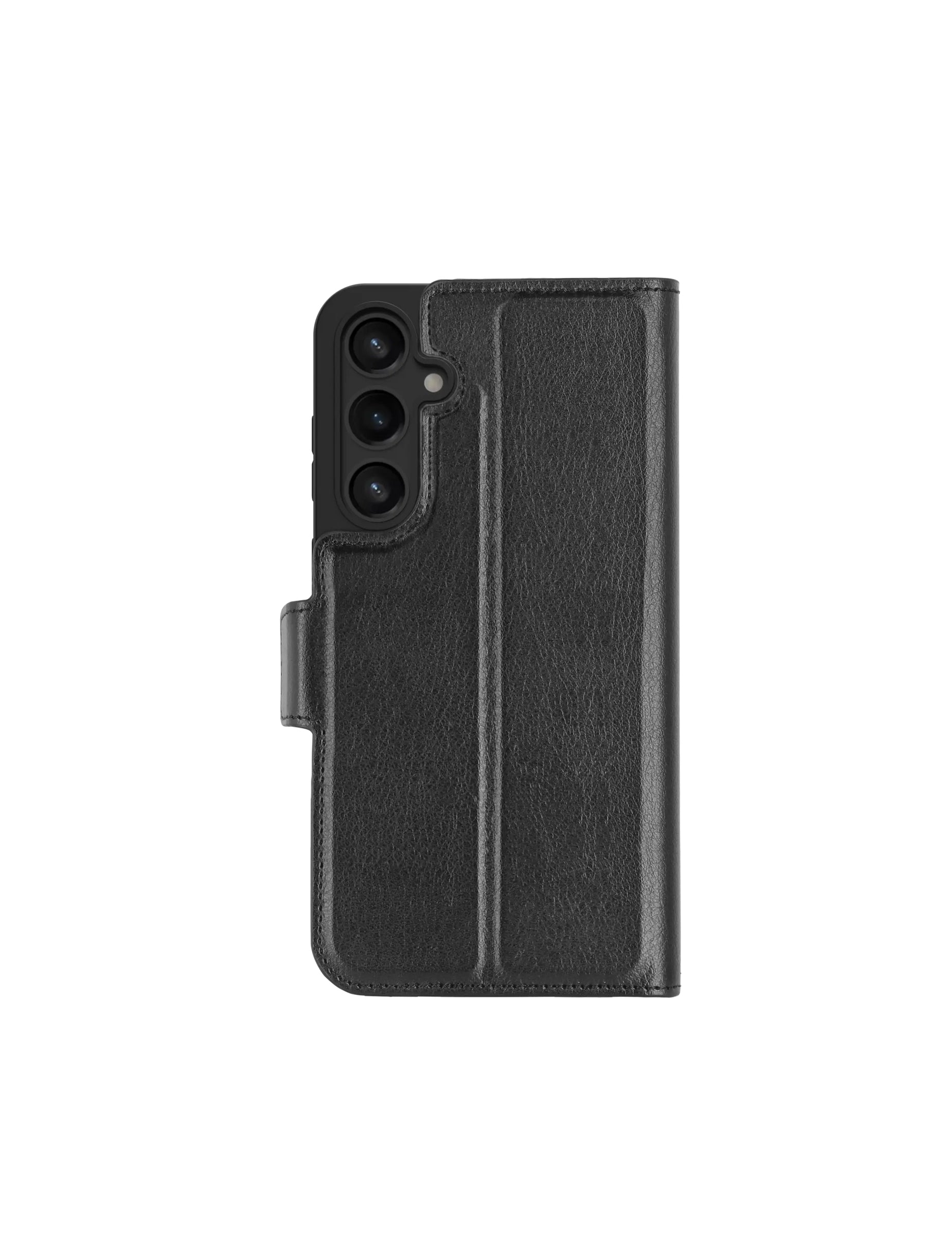 dbramante1928 Oslo Pro Wallethülle – für Samsung Galaxy A35 5G, 3 Kartenfächer, Leder+Kunststoff, Schwarz