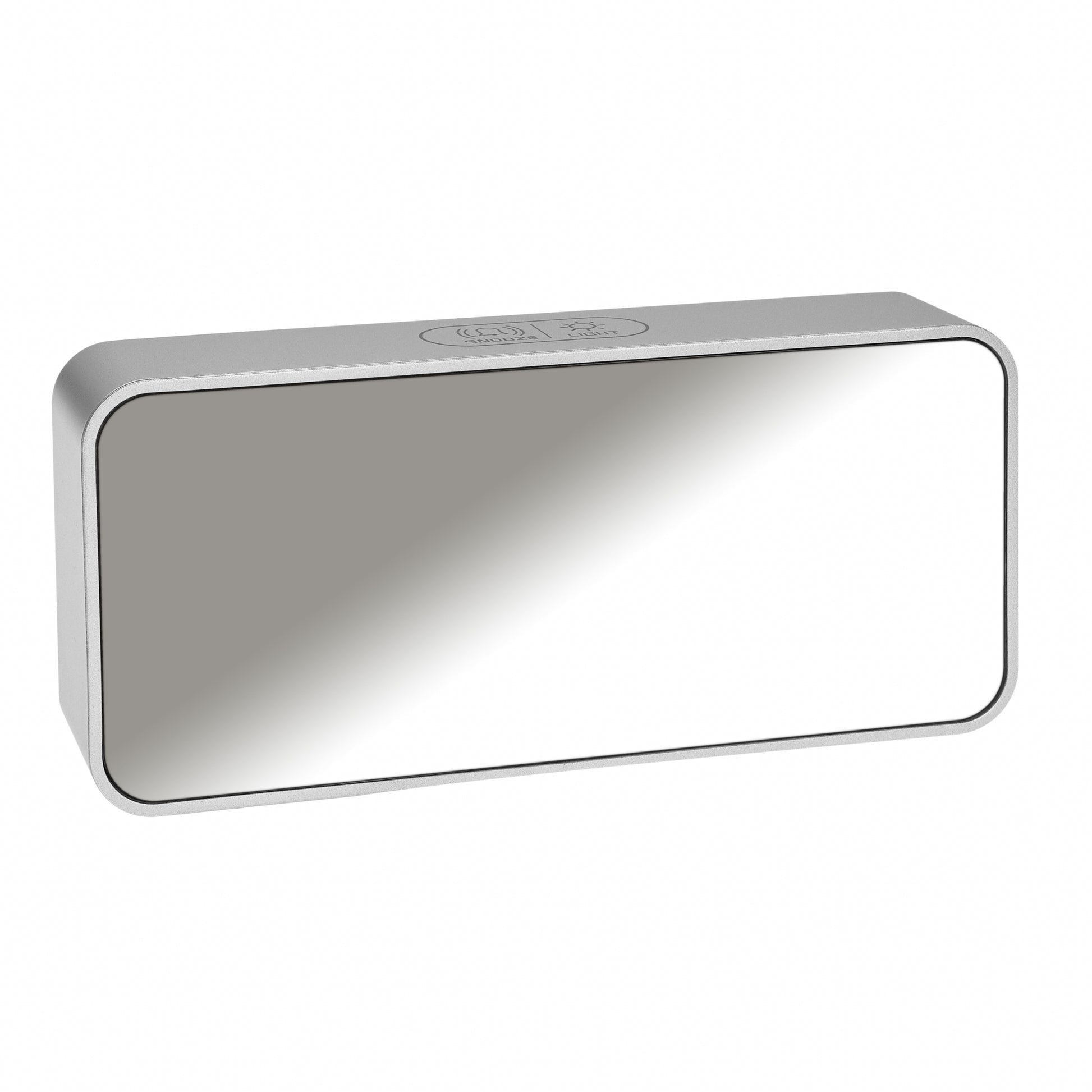 TFA-Dostmann TFA Dostmann Digitalwecker – Snooze, Thermometer, USB, 14,5 × 6,5 × 3,2 cm, Silber