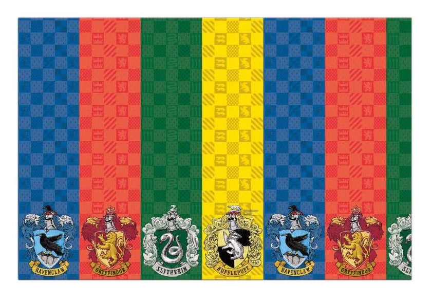 Amscan Tischdecke – 180×120 cm, Papier, Blau, Harry Potter, FSC