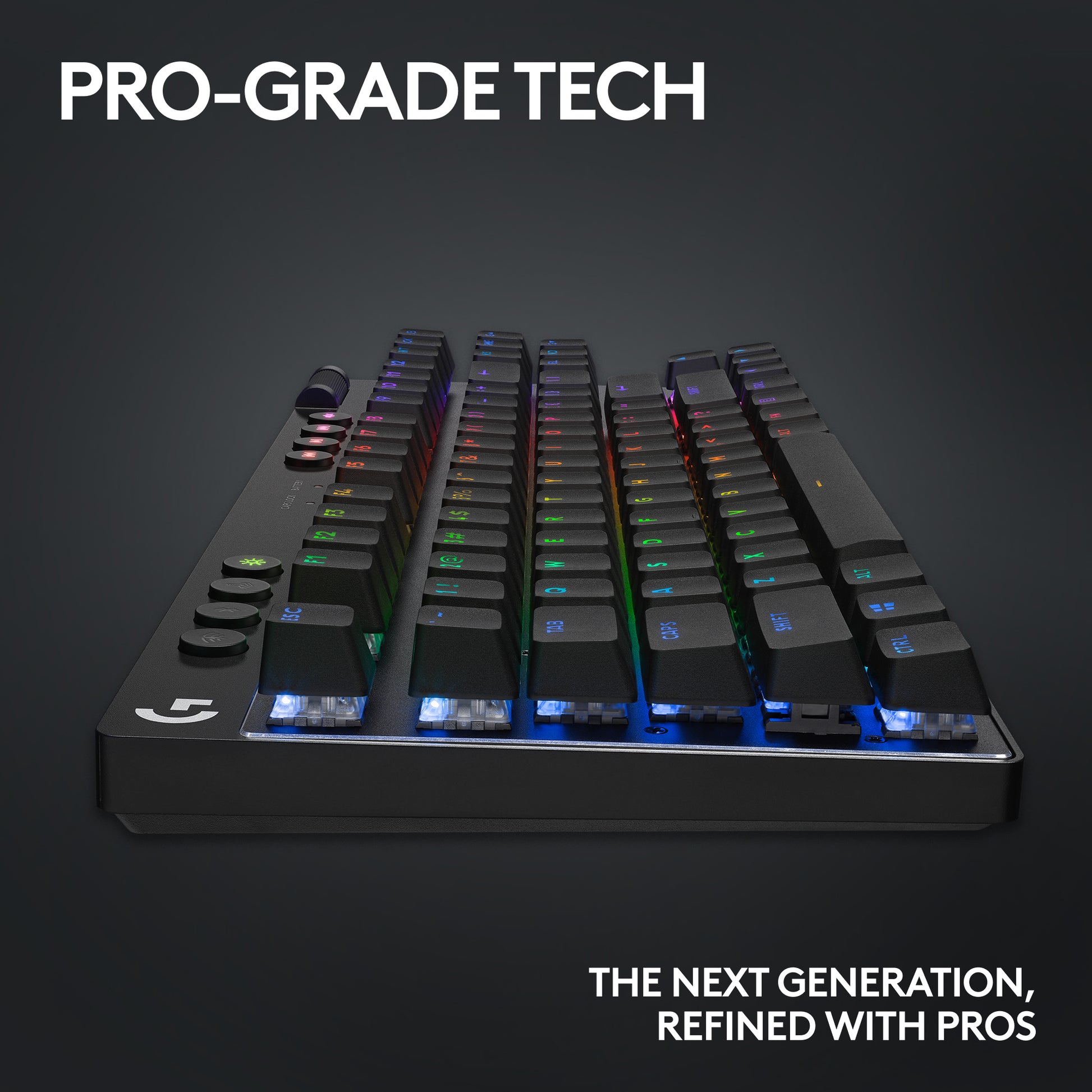 Logitech G PRO X TKL – Tastatur – Mechanisch, RGB – Bluetooth & 2,4 GHz USB-A (Empfänger) – QWERTZ (CH) – Schwarz