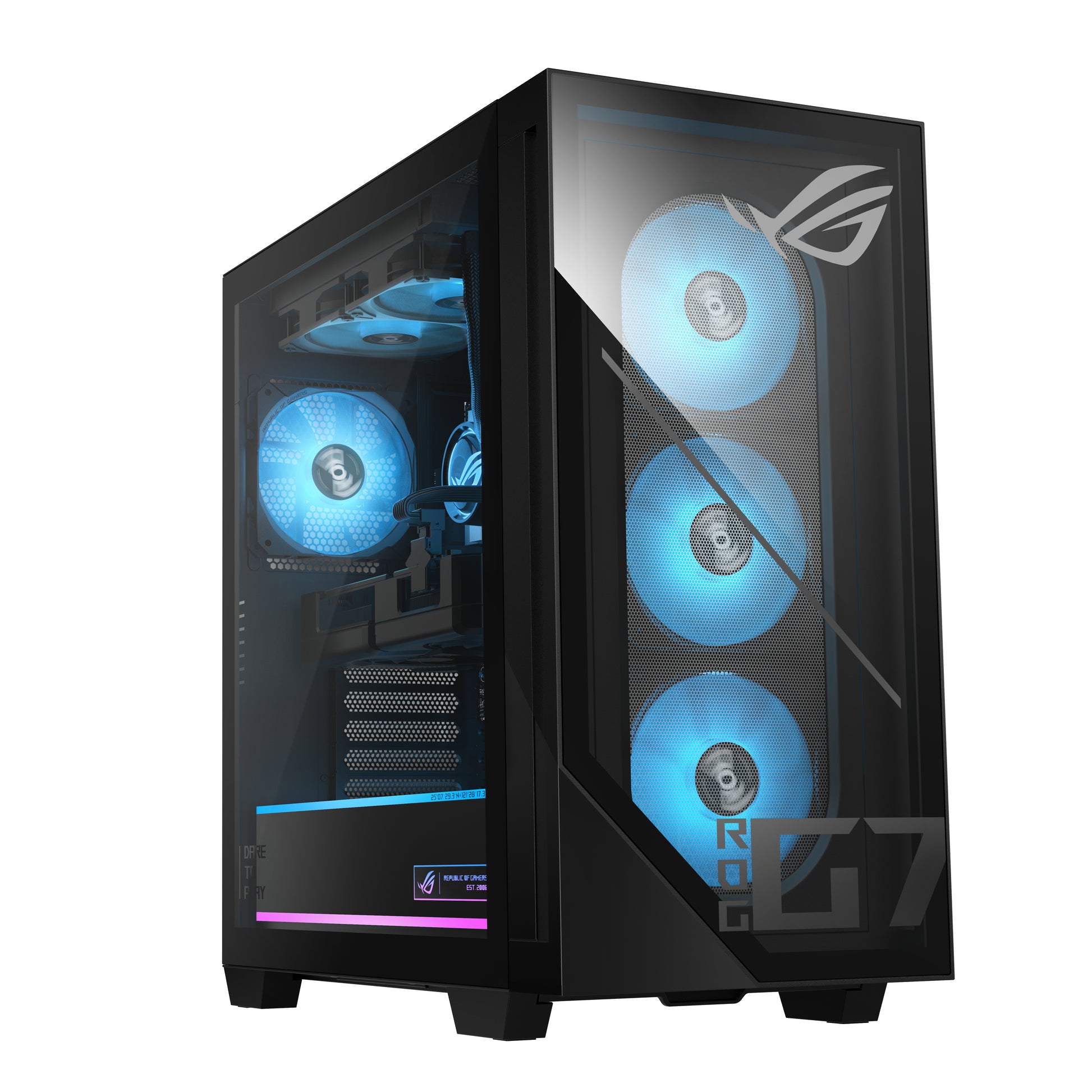 ASUS ROG G700 Tower – AMD Ryzen 7 9800X3D, 64 GB RAM, 1 TB SSD, NVIDIA GeForce RTX 5070 12 GB, Windows 11 Home