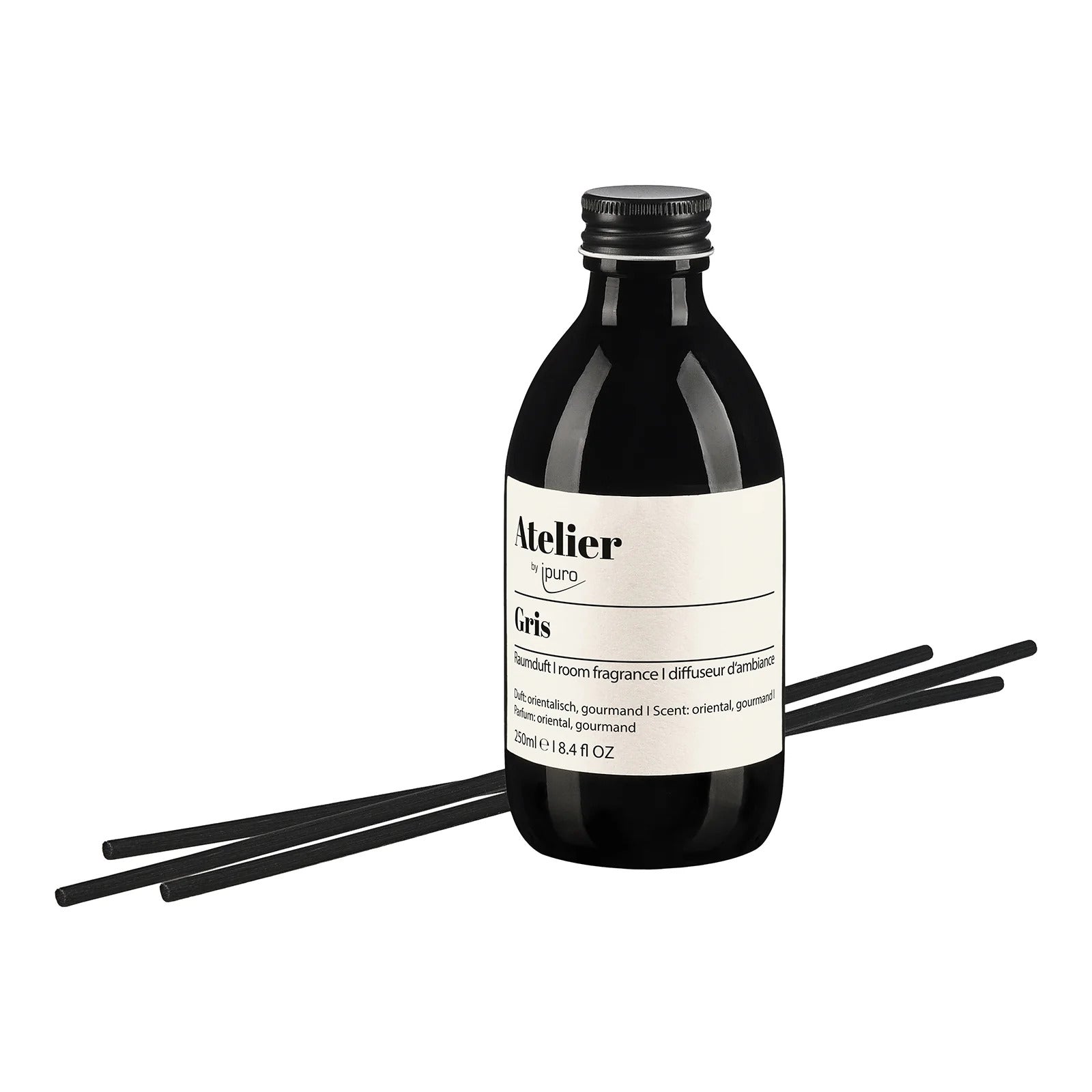 ipuro Nachfüllung für Duftstäbchen, grau, 250 ml