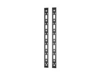 APC Regal-Schiene 0U, ER7RCC42 – 129 × 10 × 1'868 mm – für 42U-Racks – Zubehörkanal – Schwarz