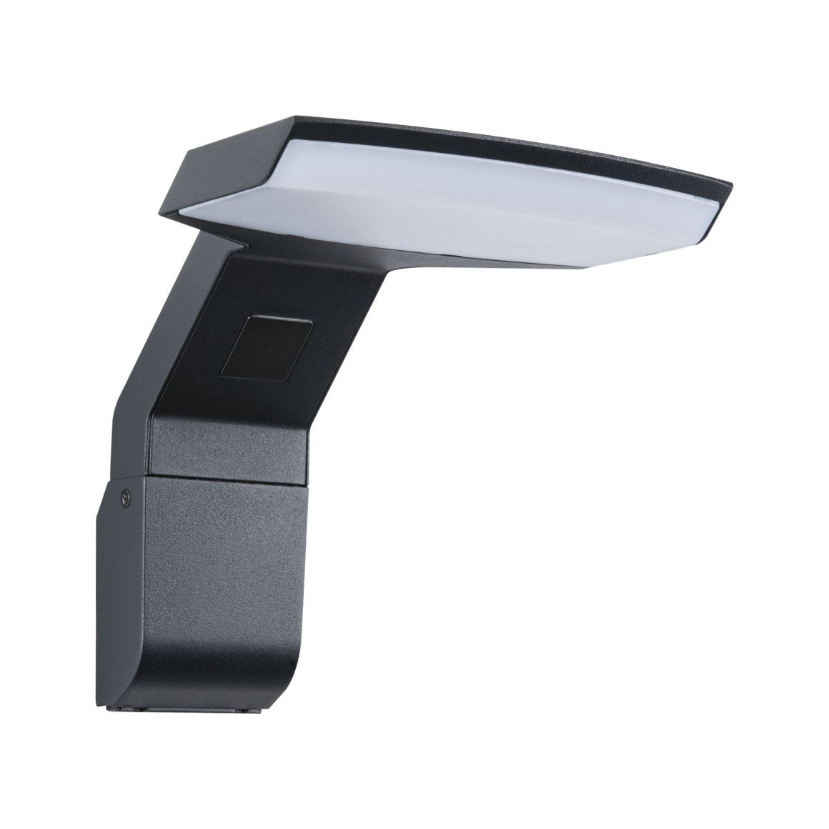 Paulmann Aussenwandleuchte – 1000 lm, 10 W – Warmweiss, 3000 K – IP44 – Netzbetrieb – Grau – Metall