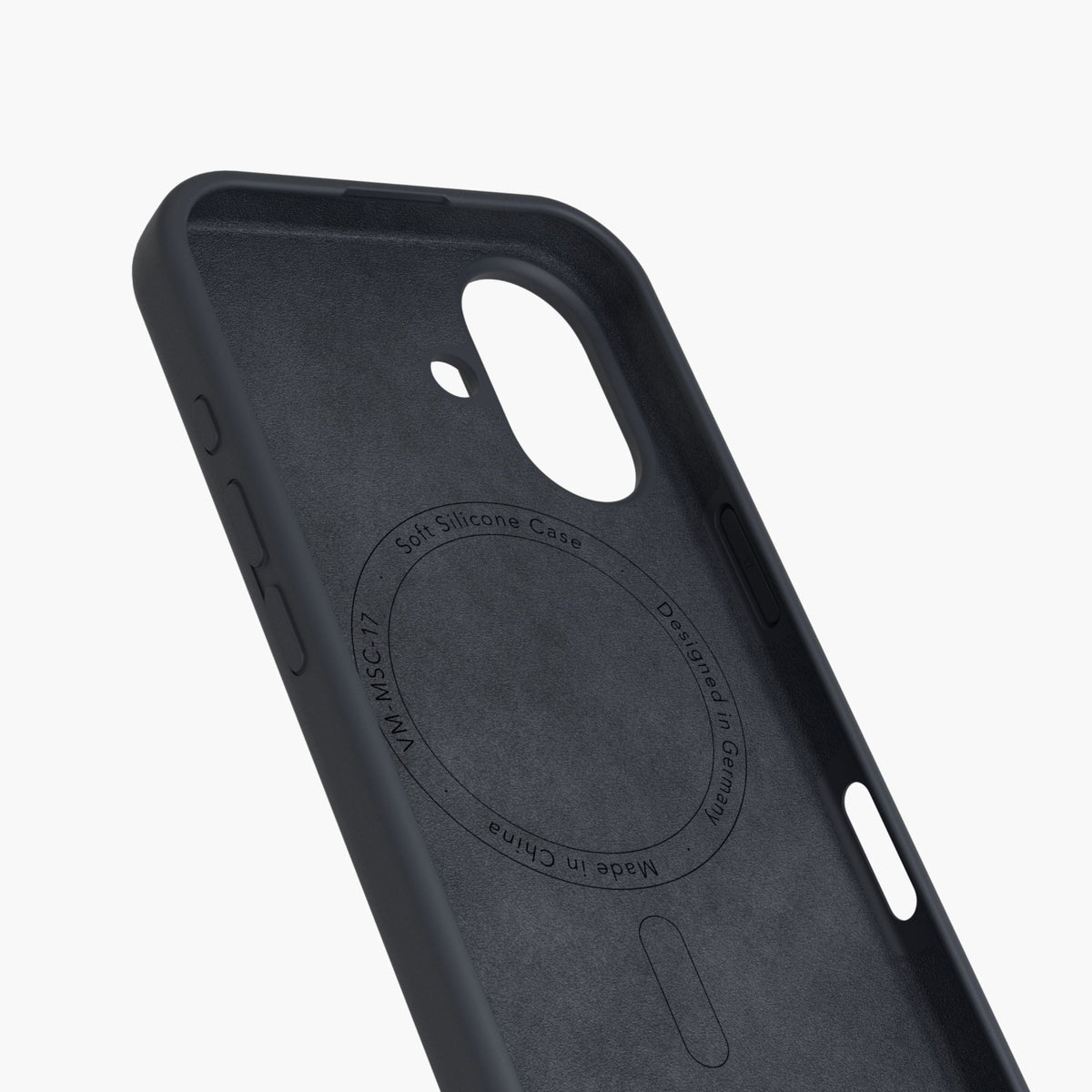 Vonmählen Backcover – für Apple iPhone 17 – dunkelblau – Silikon – MagSafe-kompatibel