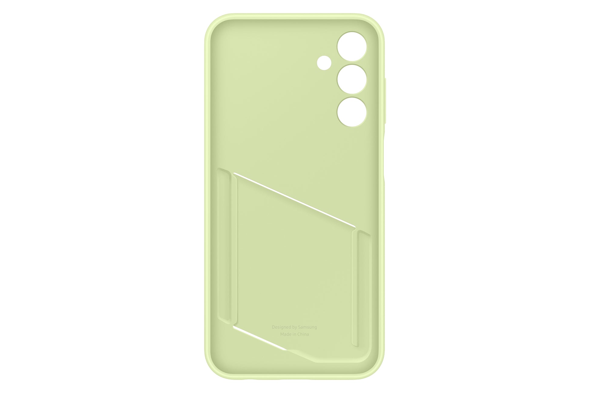 Samsung Backcover – für Samsung Galaxy A15 5G, mit Kartenfach, Limette, kratzresistent