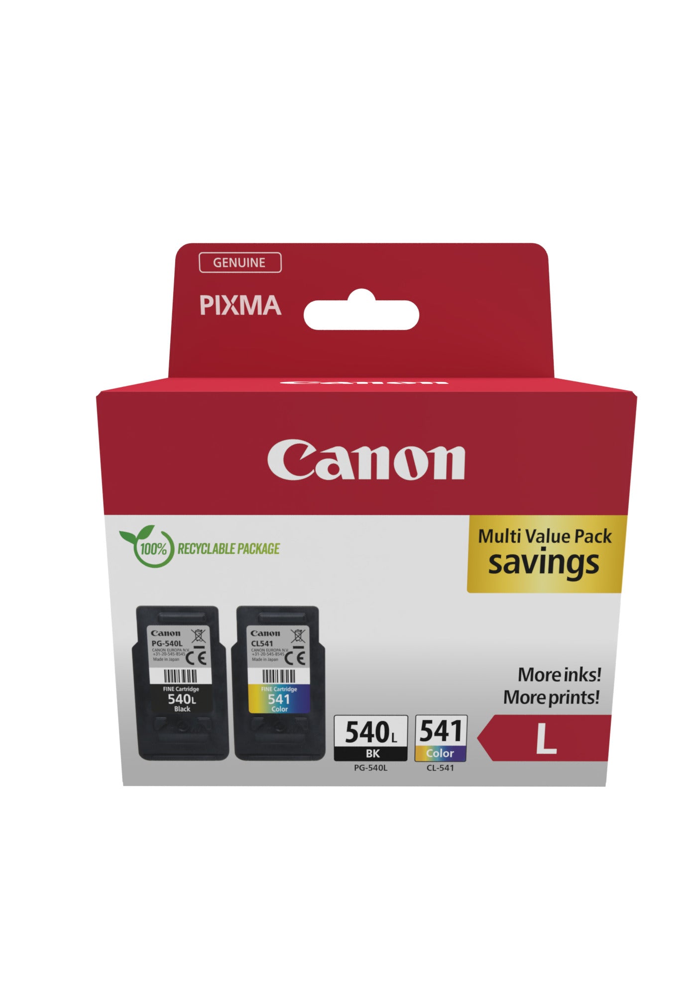 Canon Tintenpatronen-Multipack PG-540L/CL-541XL