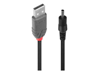 Lindy USB-A (Stecker) auf DC 3,5/1,35 mm (Stecker) Adapter, 1,3 m