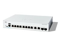 Cisco Catalyst 1300 – Managed Switch – 8×GbE, 2×SFP, L2, PoE, 19" Rack