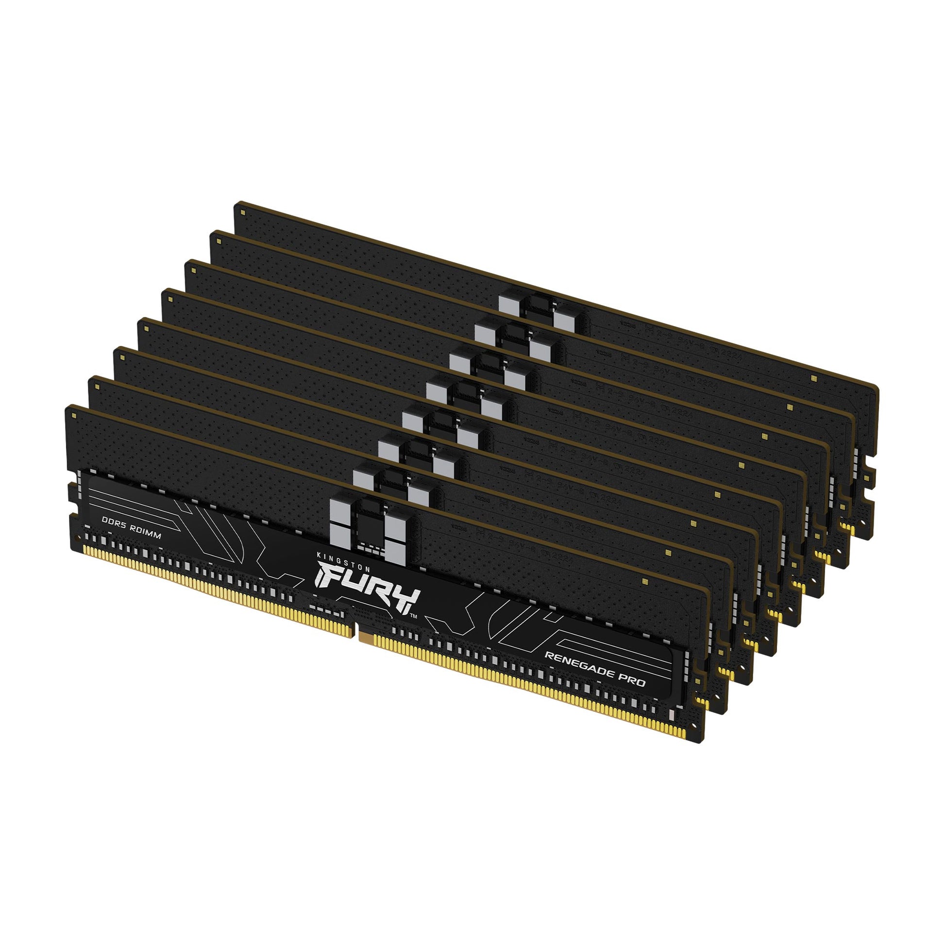 Kingston Technology Kingston Fury Renegade Pro – 128 GB DDR5 RDIMM 6000 MT/s CL32, ECC, 8×16 GB, Schwarz