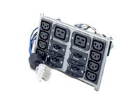 APC Symmetra RM Rückplatten-Kit – Rack-PDU, 8× IEC C13 + 2× IEC C19, schwarz