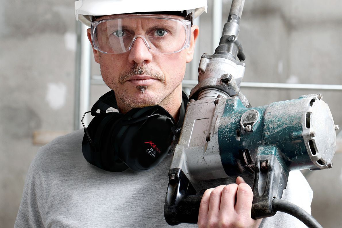ACE Kapselgehörschutz – SNR 32 dB – Schwarz – EN 352-1