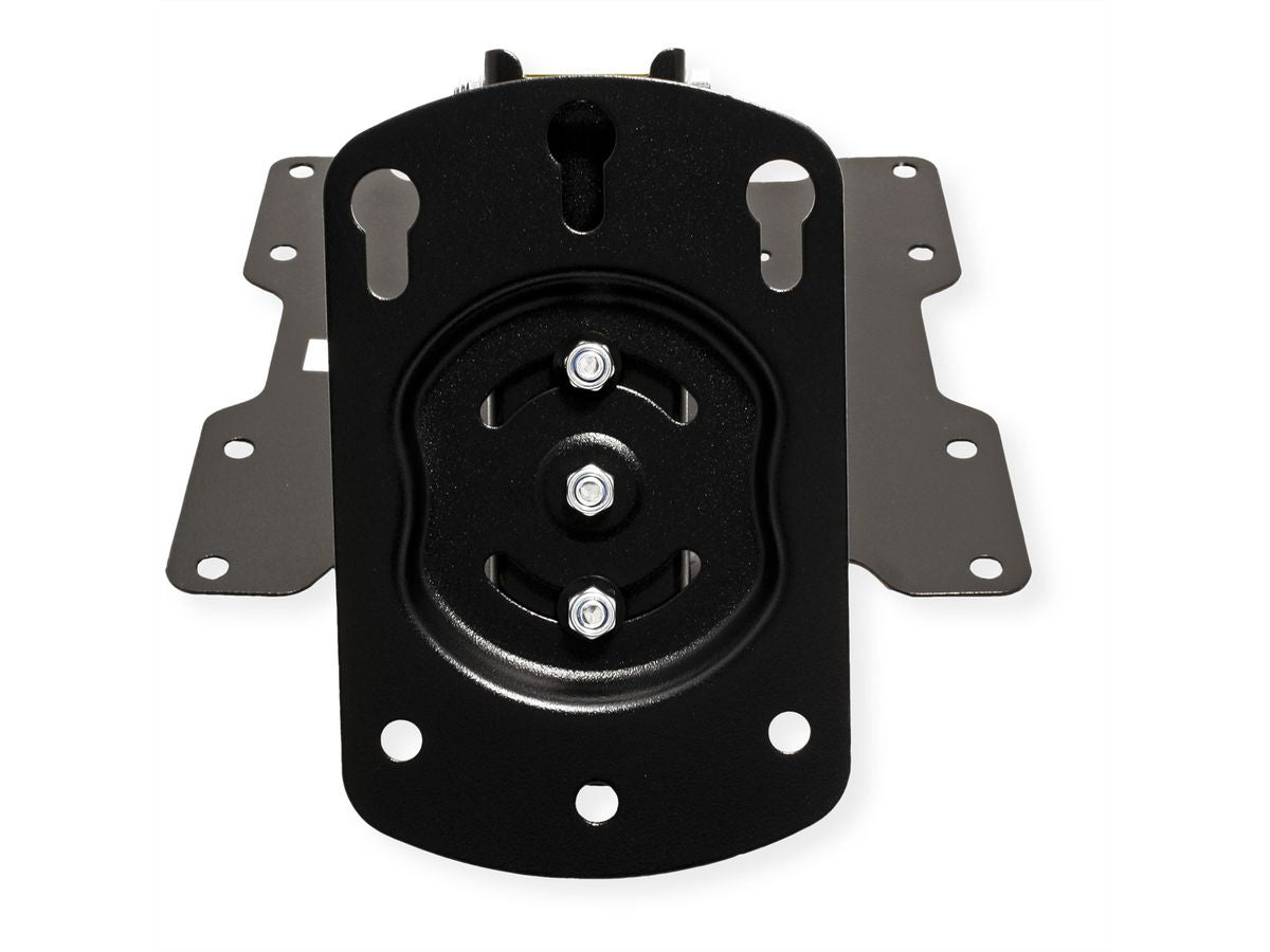 VALUE Deckenhalterung – 17–37" – VESA 75×75–200×200 – bis 20 kg, Teleskopmast, neigbar – schwarz