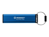 Kingston Technology Kingston IronKey KEYPAD200 USB-Stick – 256 GB, AES-256, FIPS 140-3 Level 3 (ausstehend), Tastenfeld