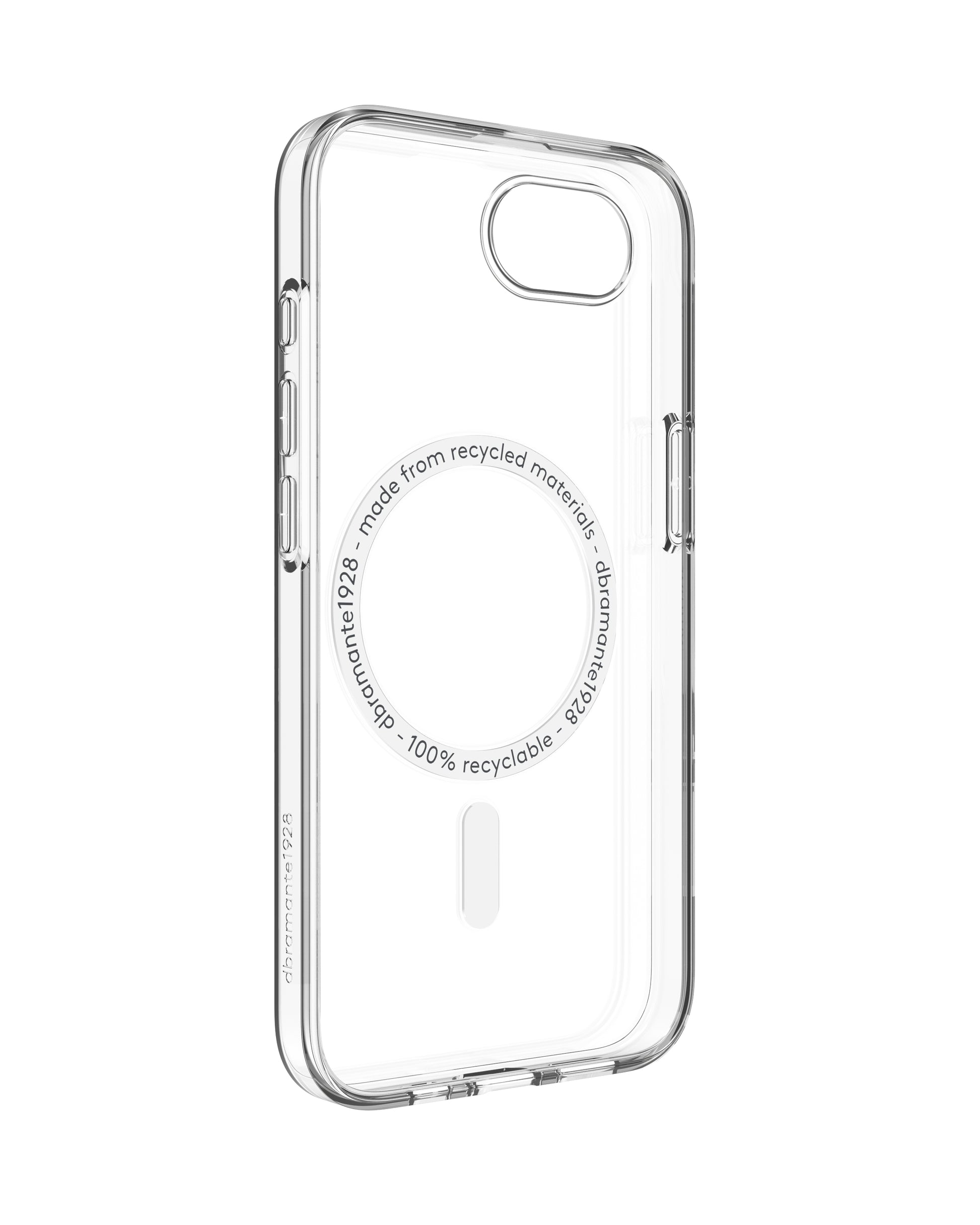 dbramante1928 Greenland Pro MS Backcover – für Apple iPhone 16e, Recycling-Kunststoff, transparent