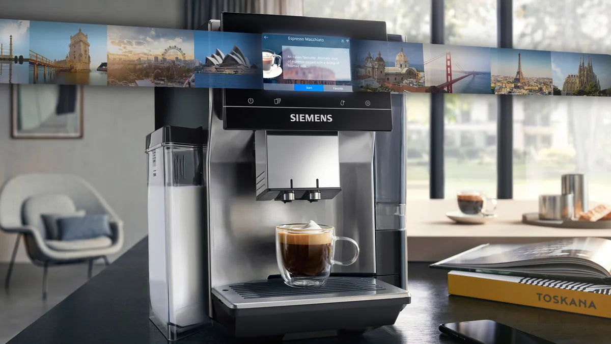 Siemens EQ700 TQ717D03 Kaffeevollautomat – 19 bar, 2,4 l, 320 g, Keramik-Mahlwerk, Edelstahl